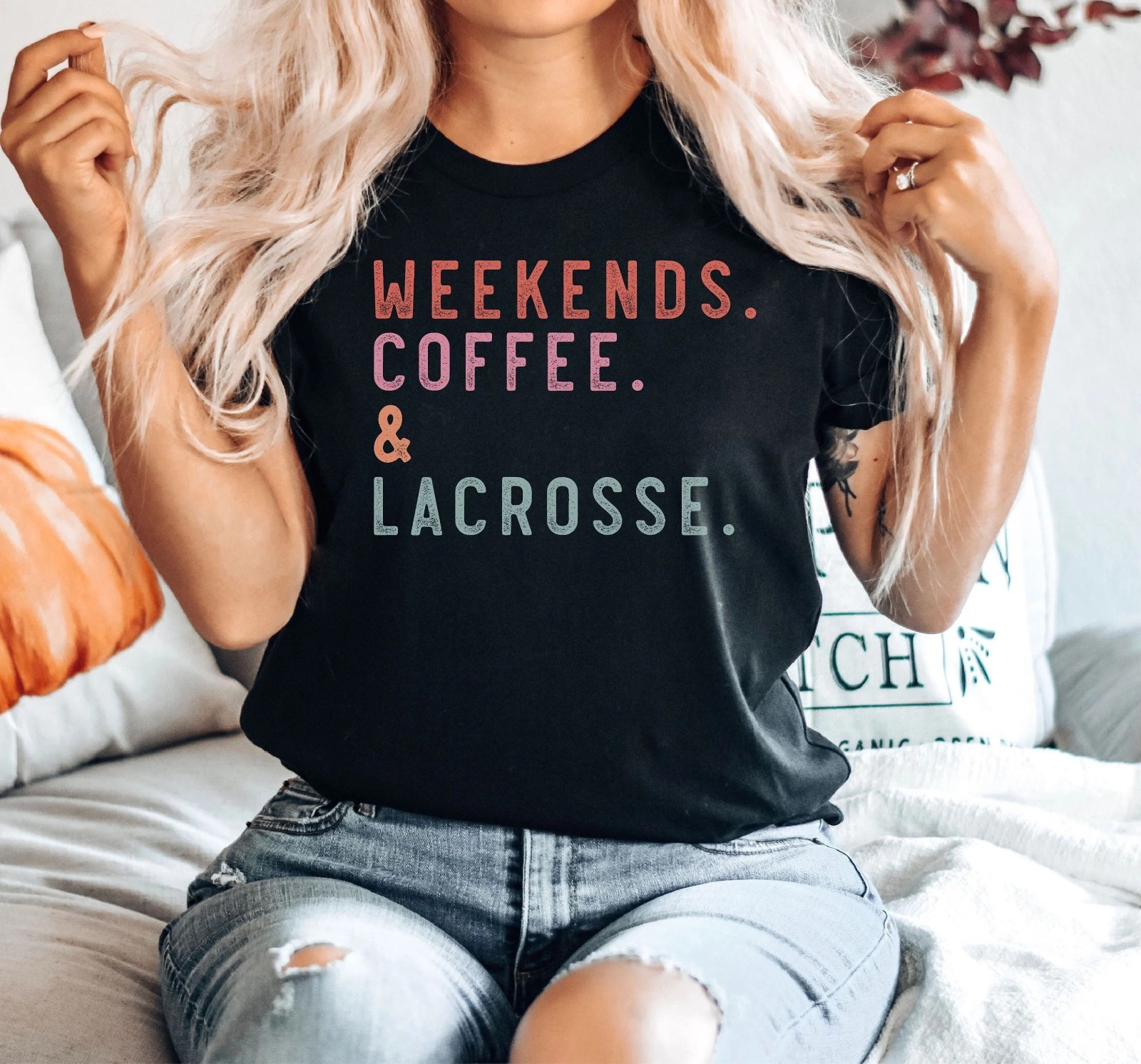 Lax Mom Lacrosse Mom Lacrosse Gifts Game Day Sport T-Shirt