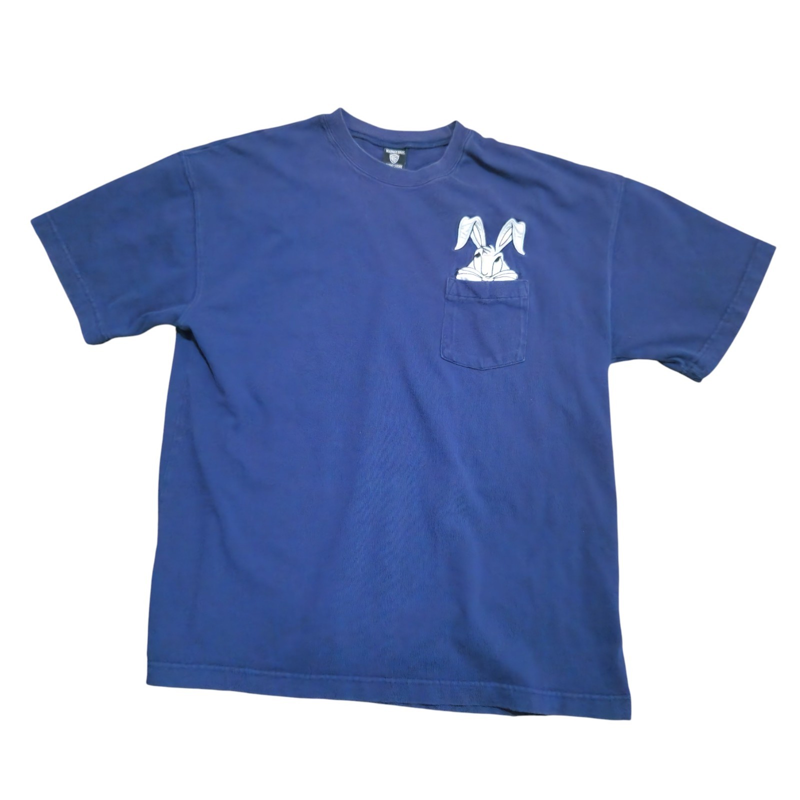 1998 Warner Bros Studio Store Bugs Bunny Blue Men’s Large T-Shirt SEE SIZE CHART