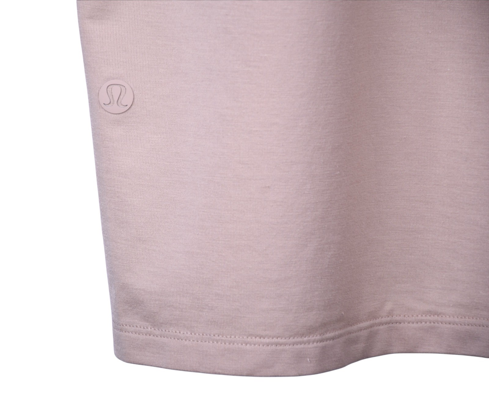 Lululemon Mens Medium Khaki Athletic Training Short Sleeve Shirt Gym Running Tee