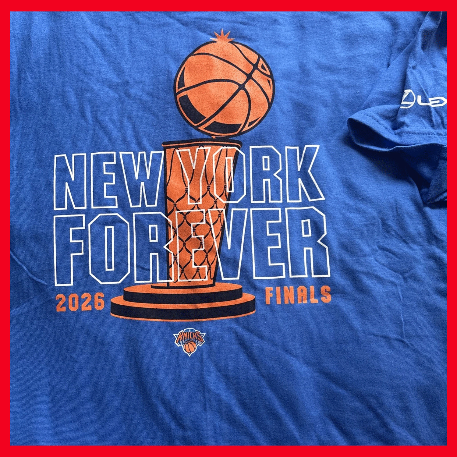 HOT!!! NY KNICKS 2026 FINALS MSG GAME 4 T-shirt With Hand Tag Print Gidan