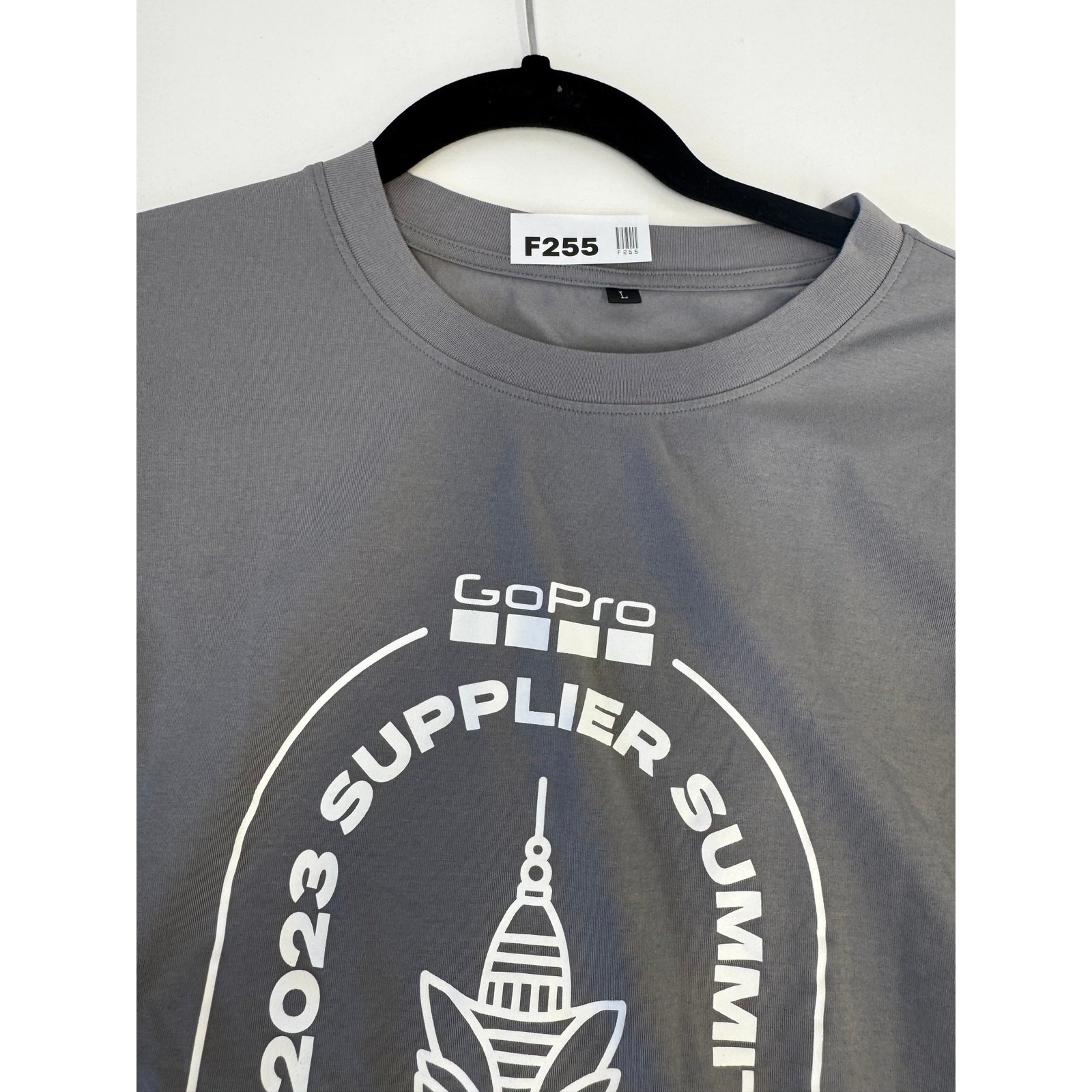 GoPro 2023 Supplier Summit Macau China Gray Graphic T Shirt Size Large L