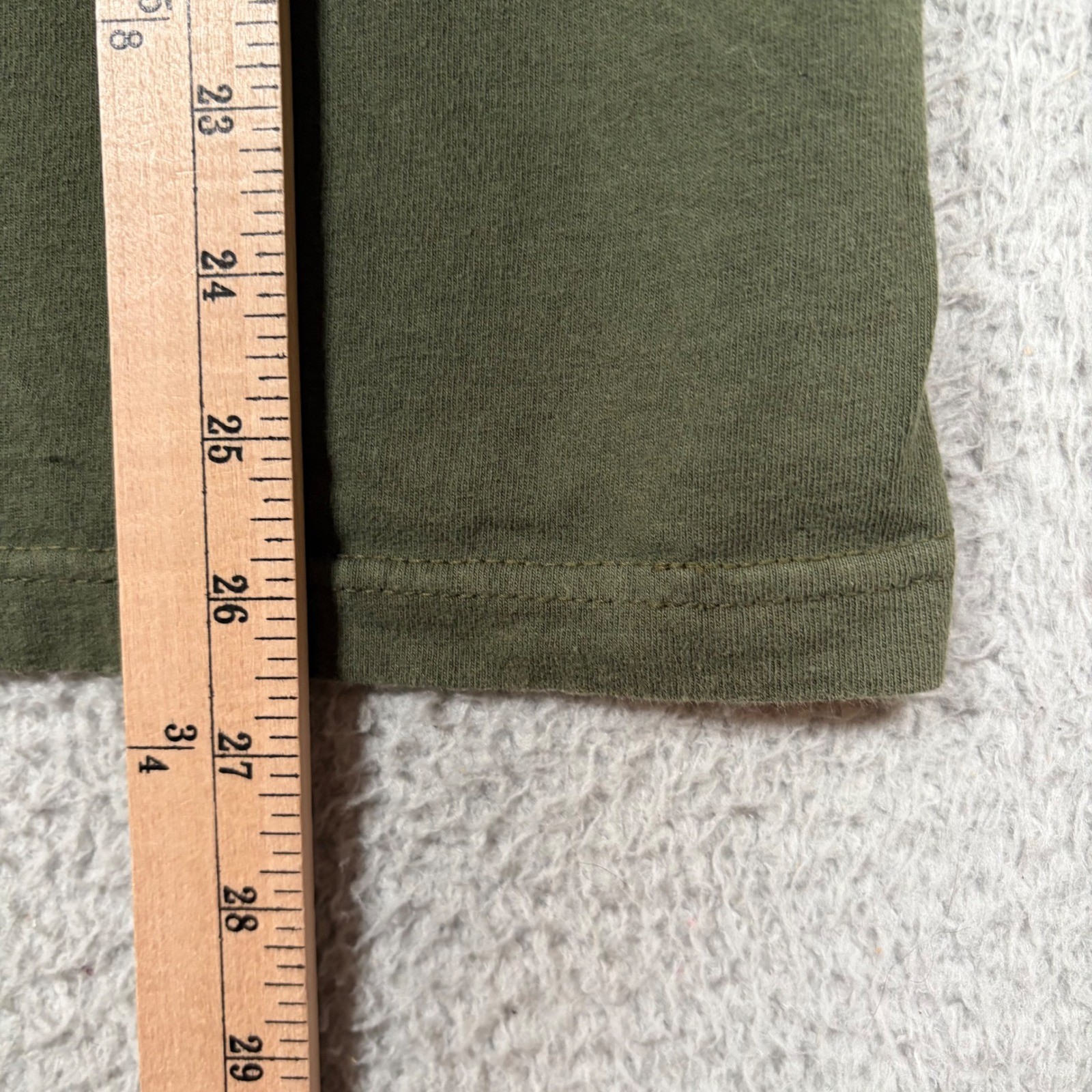 VTG Bayside US Army Eagle American Flag This We’ll Defend Mens M Olive Green USA