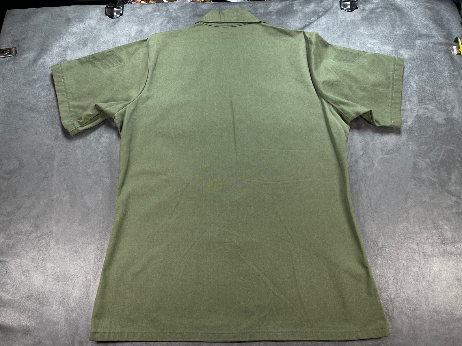 OD Green Button Up 15.5 x 31 US ARMY Vietnam Era 8405-00-015-0005 Shirt No Patch