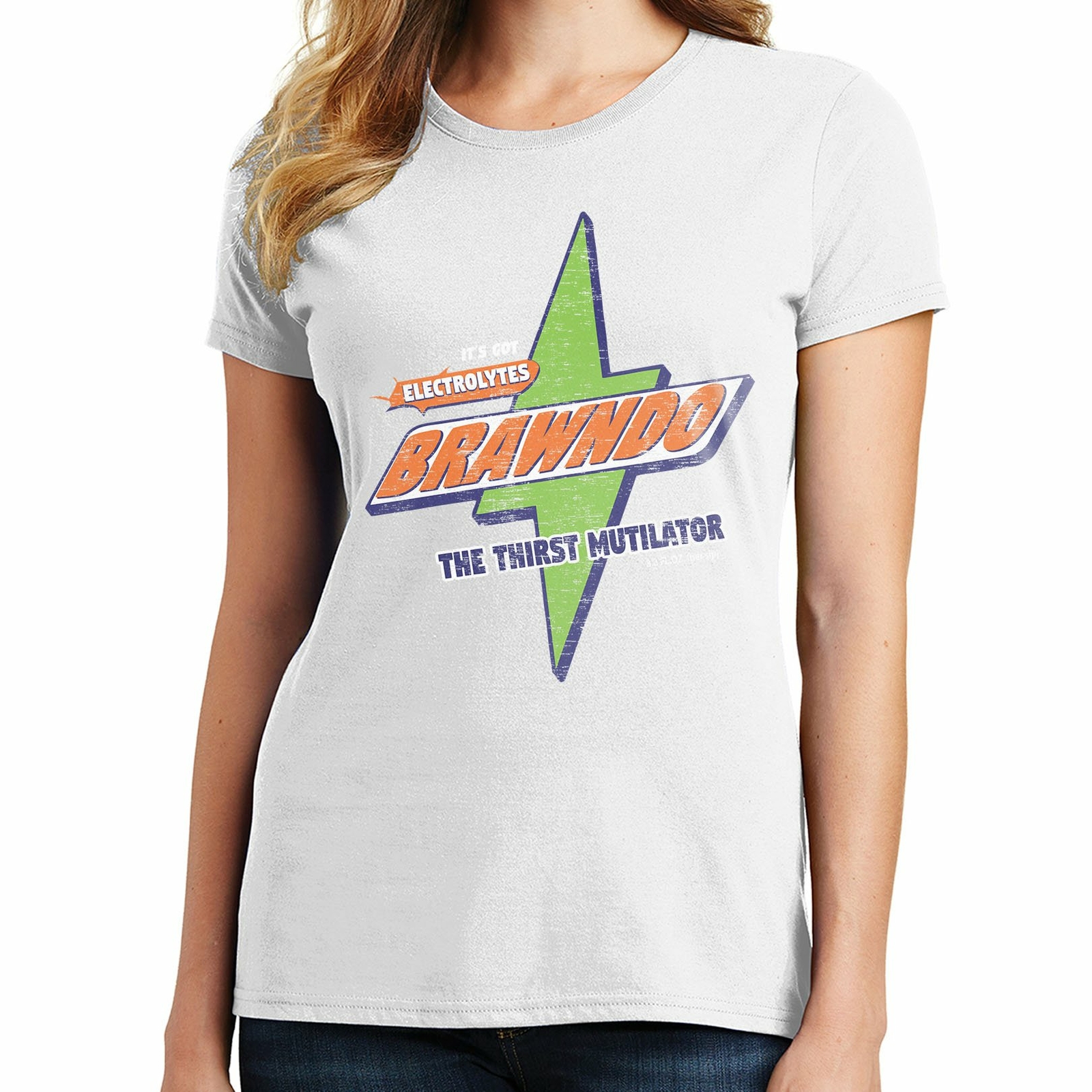 Brawndo Distressed T Shirt 4021
