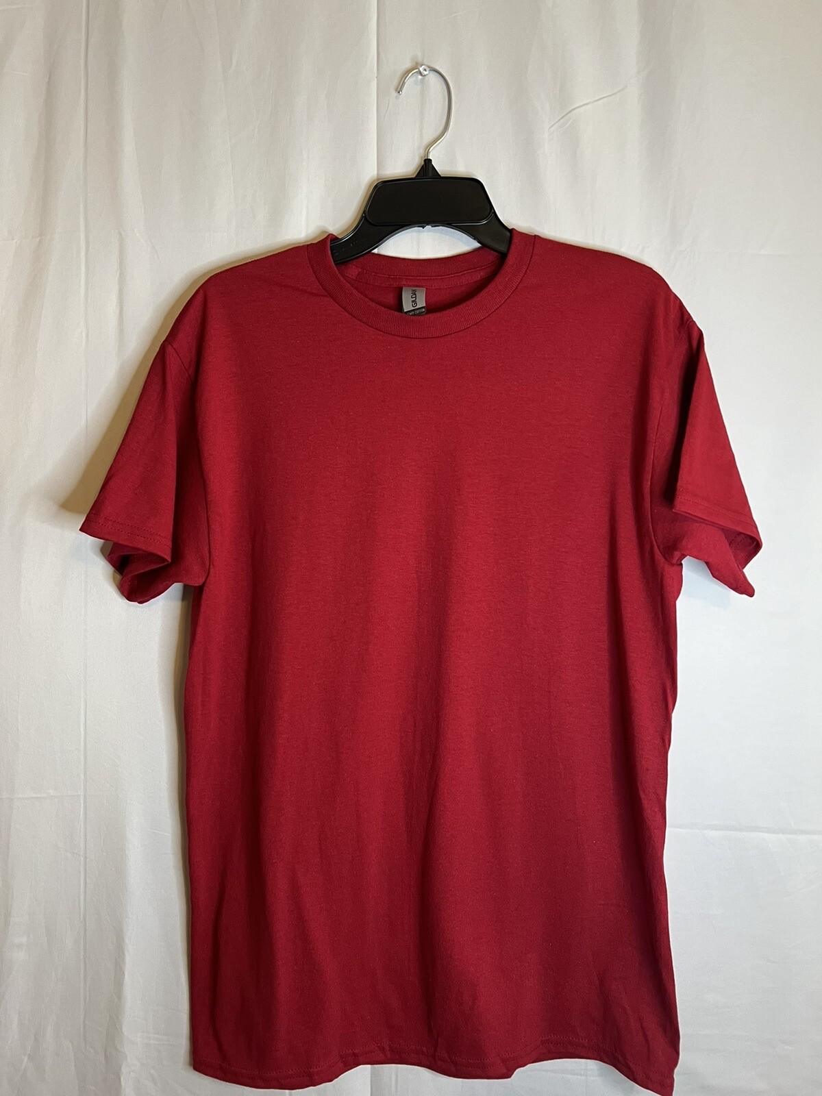 Gildan Men’s Heavy Cotton T-Shirt, G500 Cardinal Red Size Medium NWOT Lot Of 9