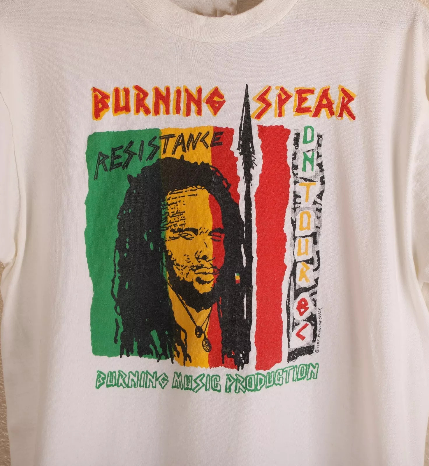 Rare Burning Spear Band Collection Gift For Fan T shirt GC2096