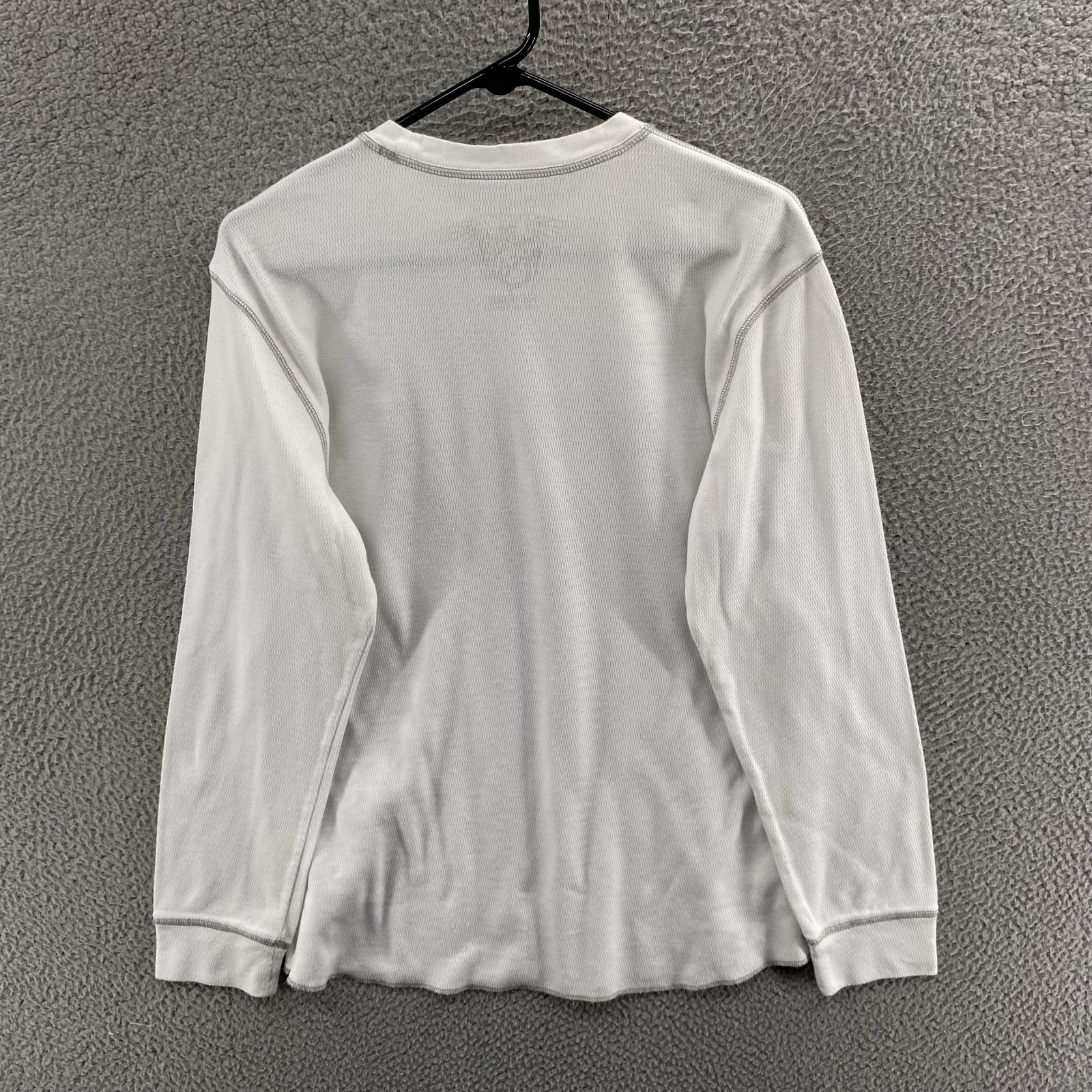 VINTAGE Xtreme Gear Shirt Mens Medium White Thermal Skull Wings Graphic Y2K 00s