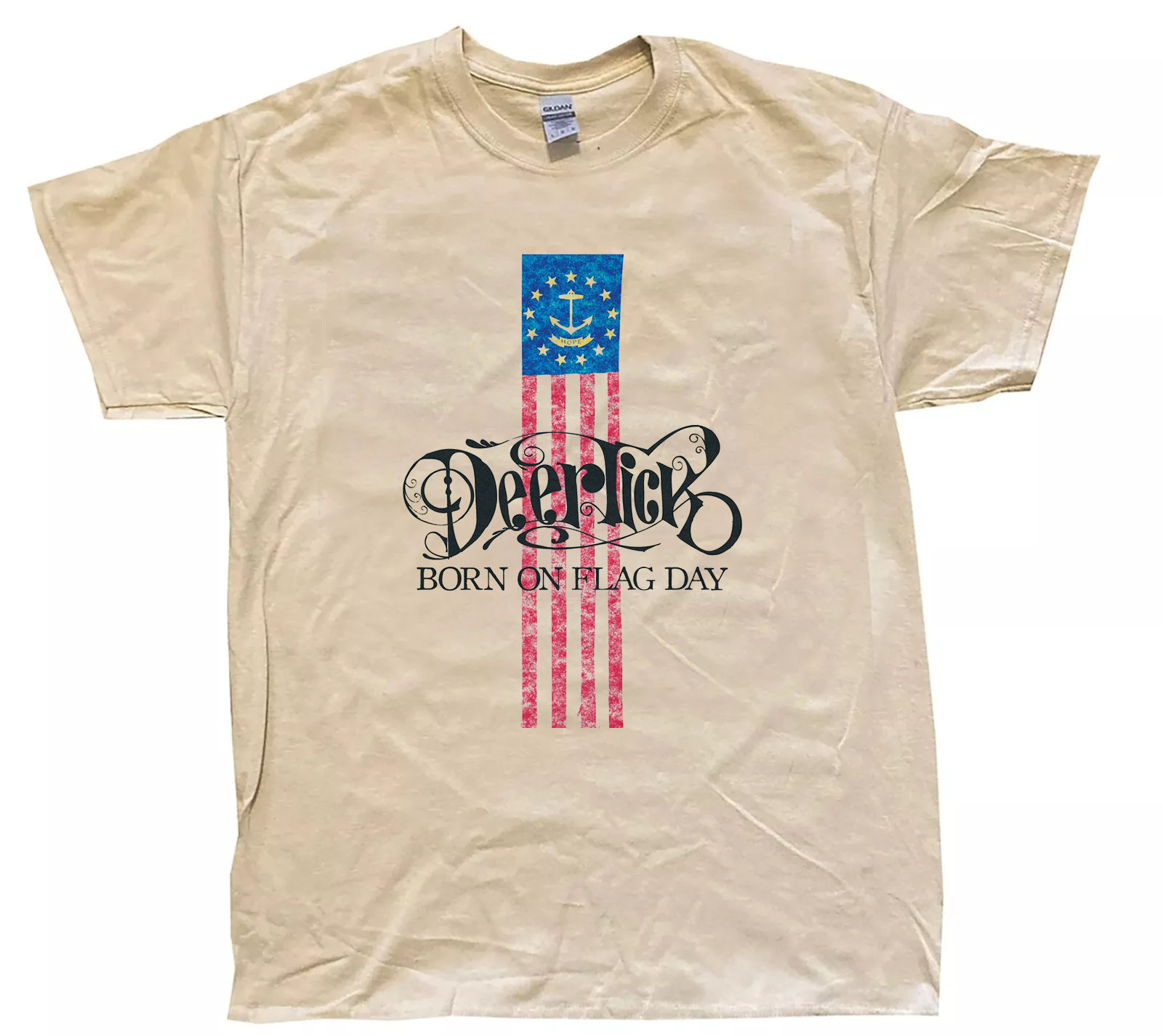 Deer Tick Band Born on Flag Day T Shirt Full Size S-5XL