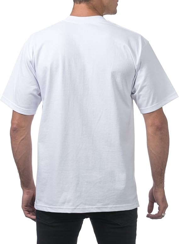 6 Pack – New (Large) Pro Club Men’s Heavyweight Short Sleeve T-Shirt free ship