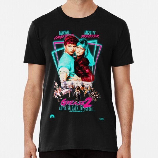 Neon 80 s Grease 2 S to 5XL Made in the USA T-Shirt