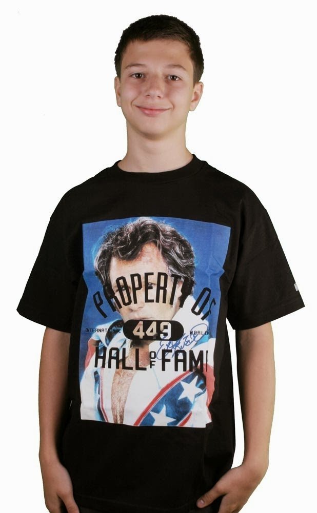 Property Of Hall Of Fame 449 Knockout 7.0 Black Short Sleeve Tee Cotton T-Shirt