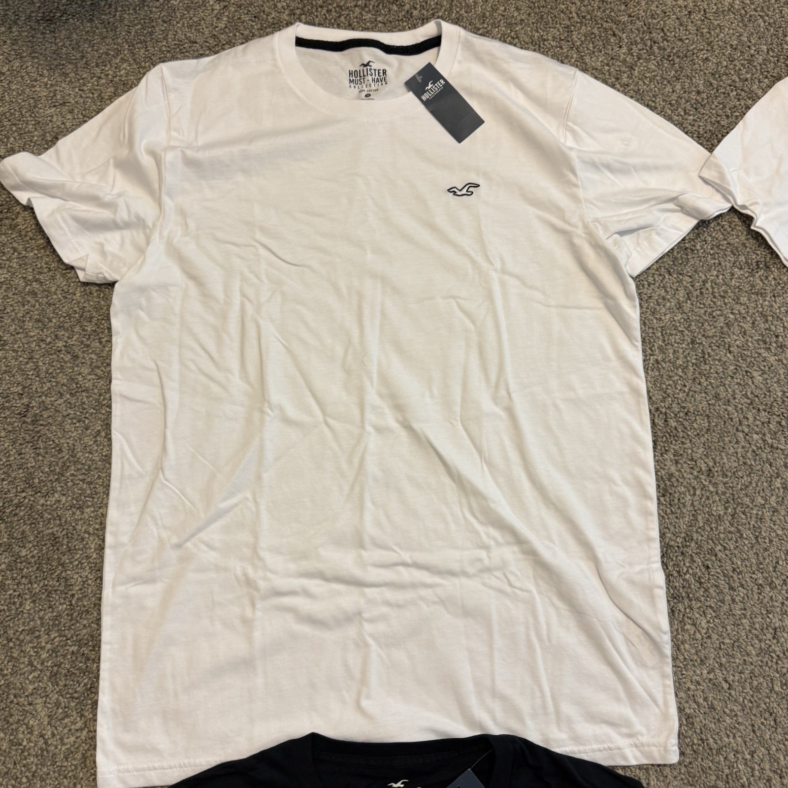 Hollister MUST HAVE Collection Crewneck T Shirts Pack of 6 Mens MEDIUM