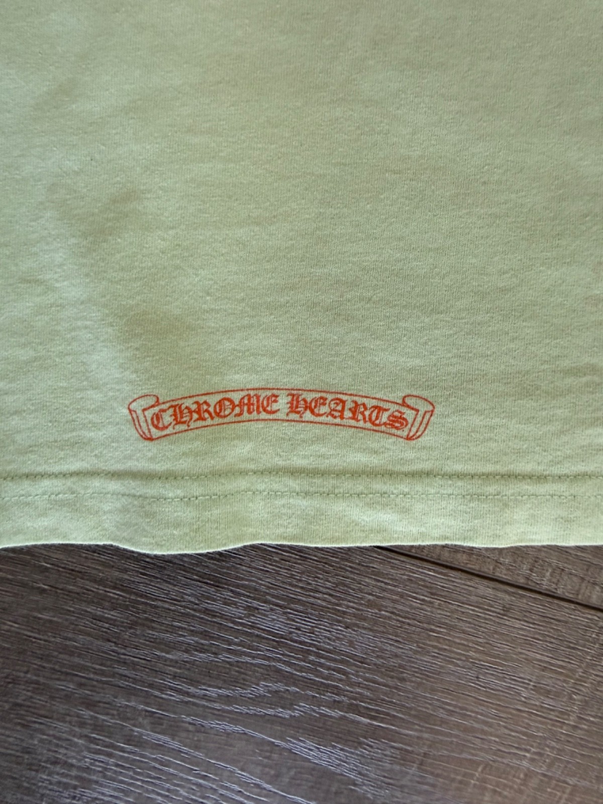 CHROME HEARTS & MATTY BOY Rare “Lust” T Shirt Lime Green XL PTP 24″