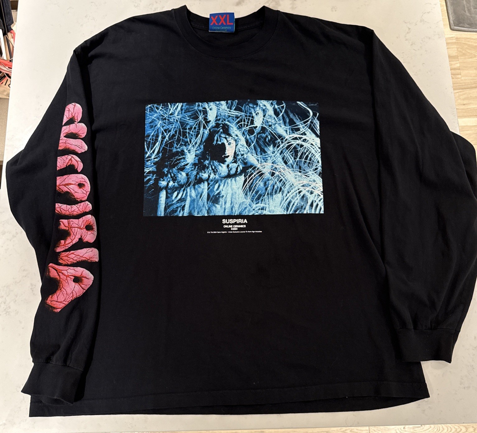 Online Ceramics Suspiria Long Sleeve Shirt 2XL XXL New Unworn Black