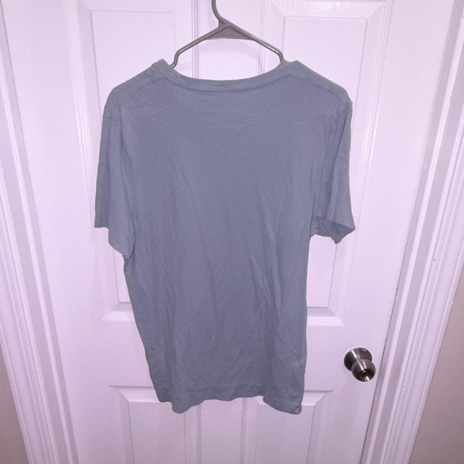 Abercrombie & Fitch Soft A&F Tee Men’s M Blue Logo Crew Neck Short Sleeve