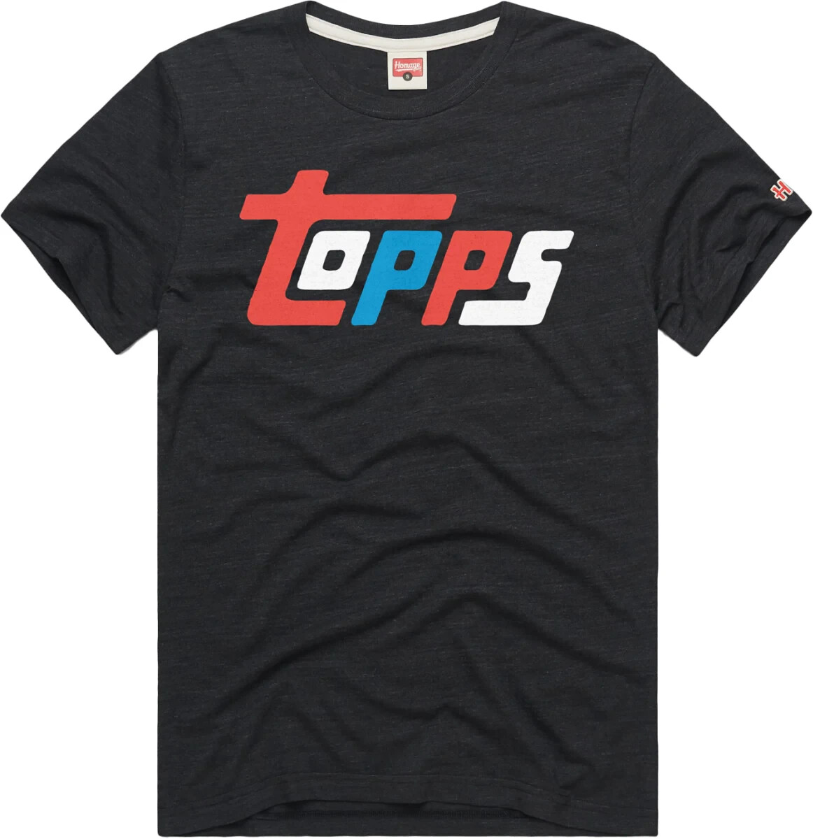 Homage Topps 1981 Black Tee 2XLarge Vintage Logo