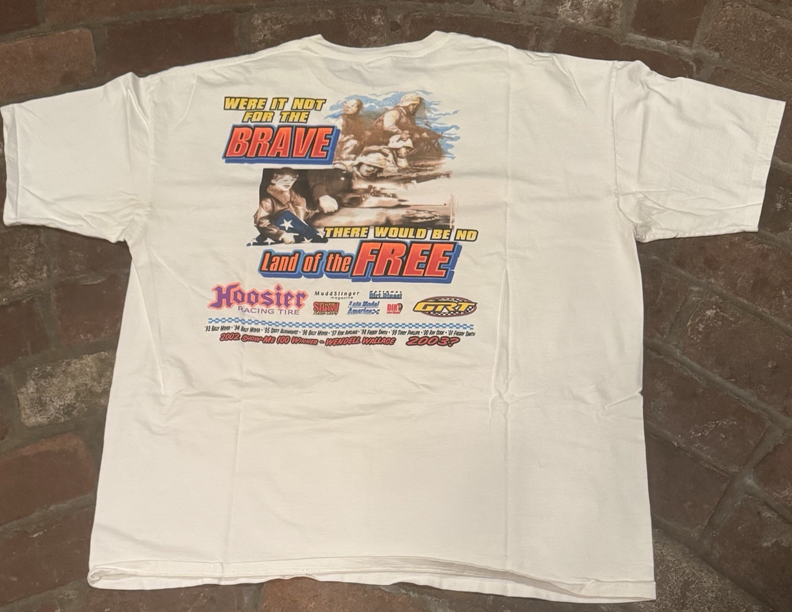 VTG 2003 Show-Me 100 Dirt Track Racing T-Shirt West Plains Speedway Size 3XL