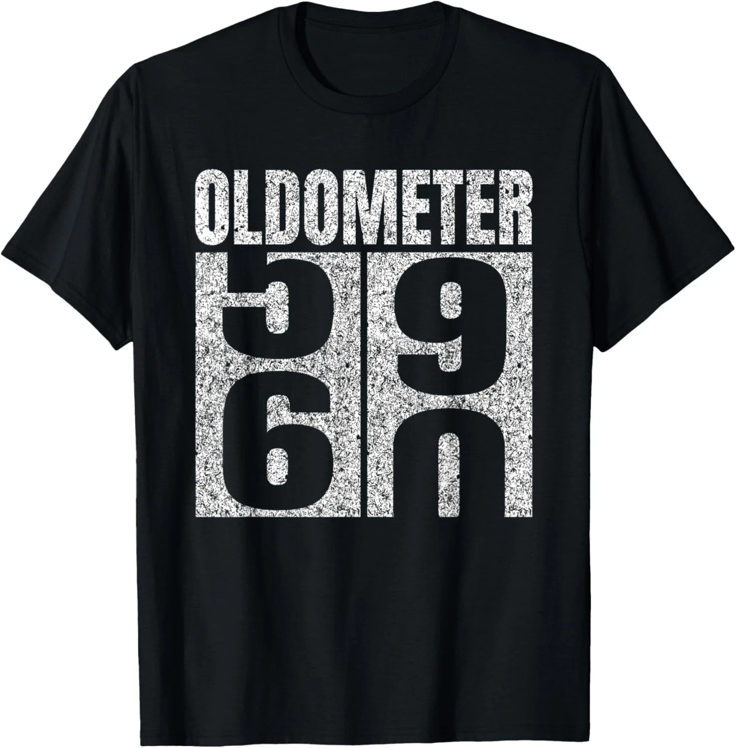 60th Birthday Oldometer 59-60 Vintage Funny Gifts Men Women T-Shirt