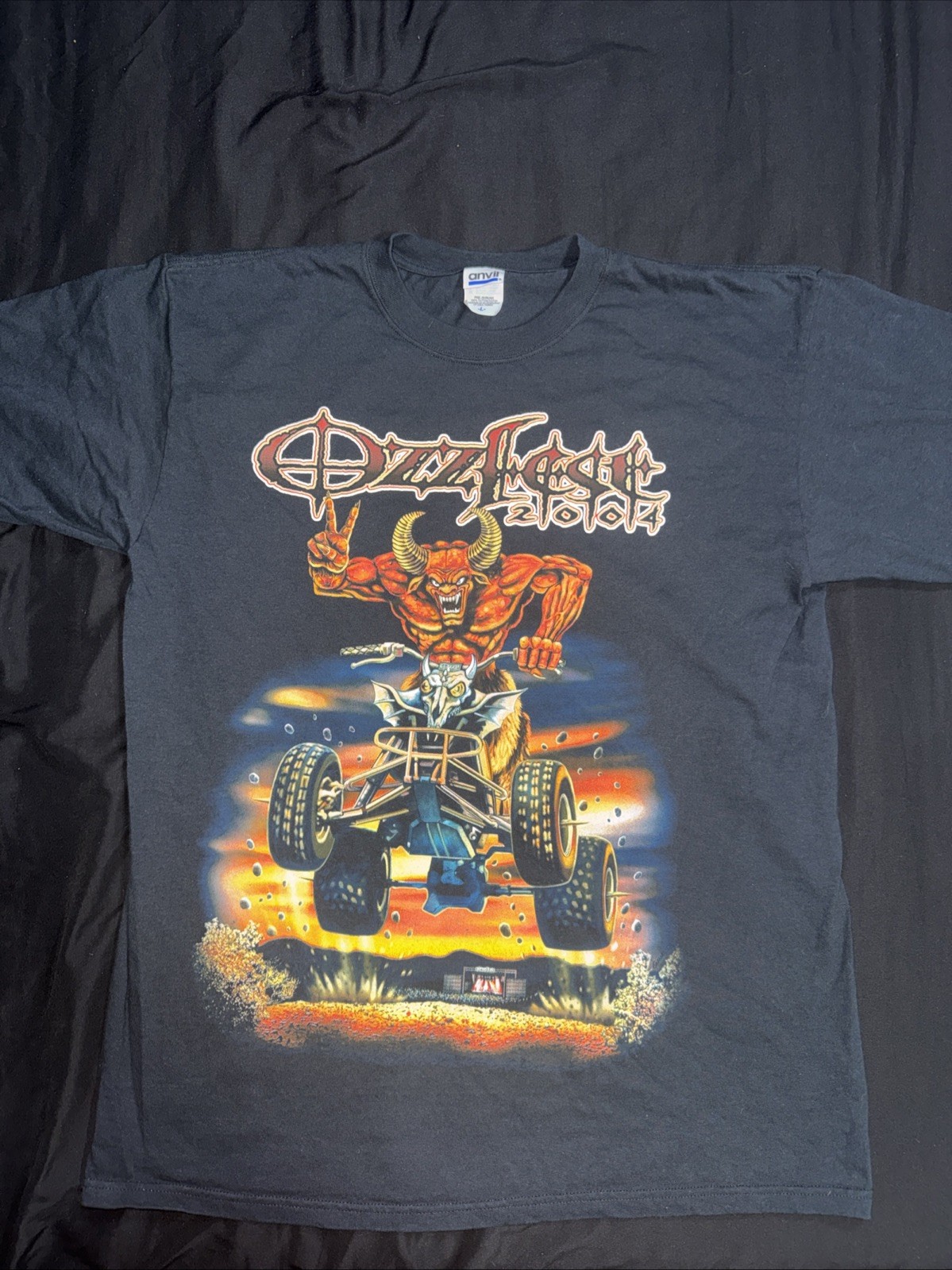 Vintage Ozzfest 2004 Ozzy Osbourne Men’s T-Shirt Anvil Size Large Band Tee