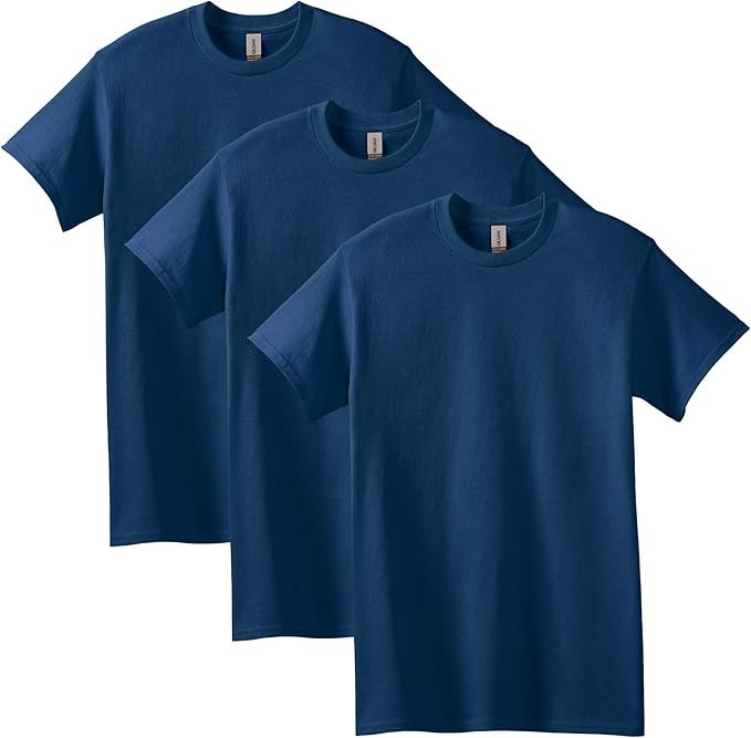 Gildan (3-pack) Solid Ultra/Heavy Cotton Short Sleeve Blank T-Shirt S-3XL