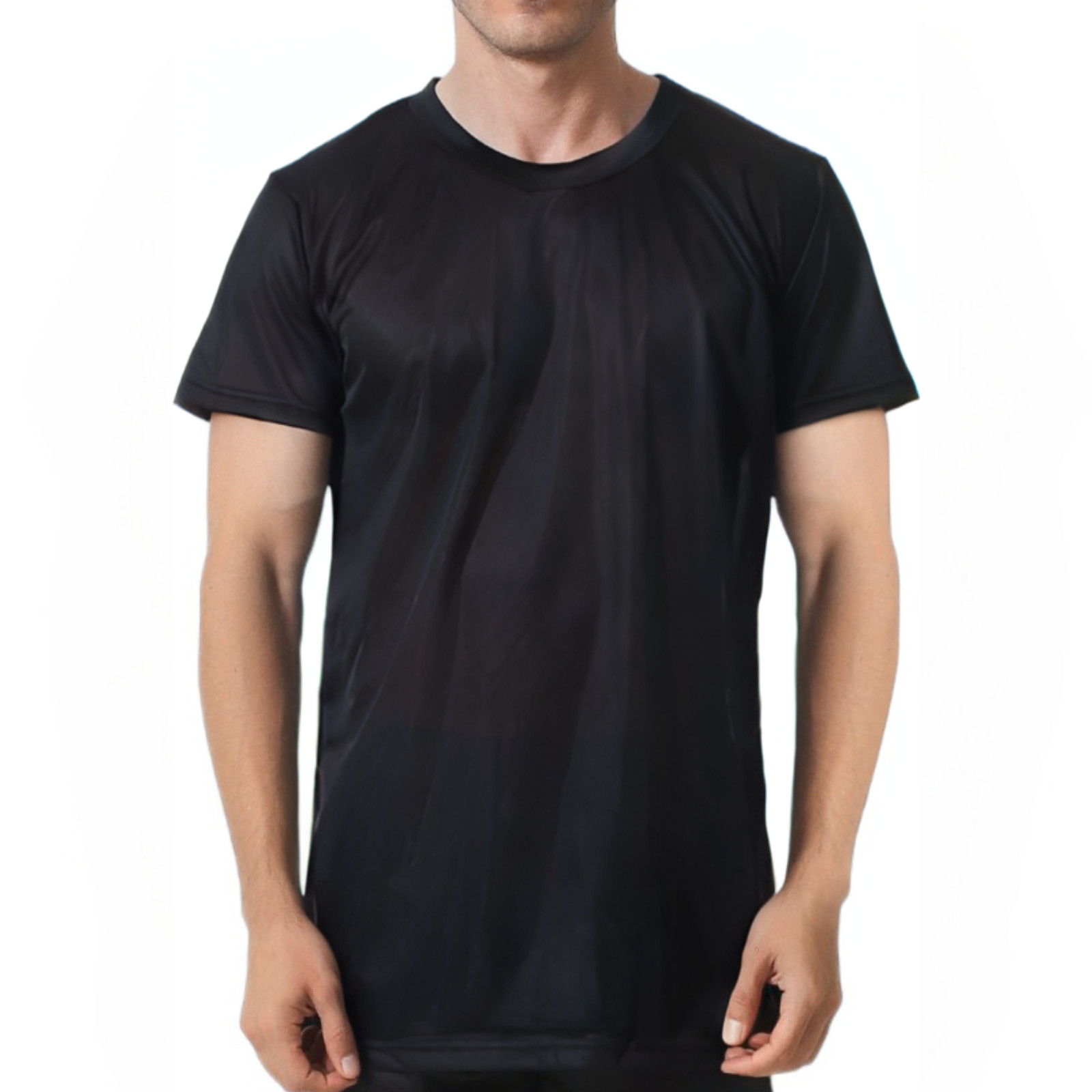 Player’s Nylon Tricot Crew Neck T-shirt | Big & Tall Men Sizes- Small to 6XL