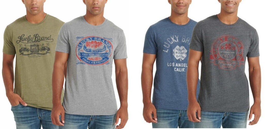 Lucky Brand Men’s Graphic Tee Cotton Blend Shirt