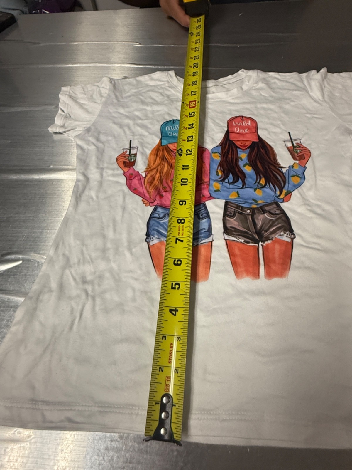 Young and Free – Mild One & Wild One- Girls XS T SHIRT NWT