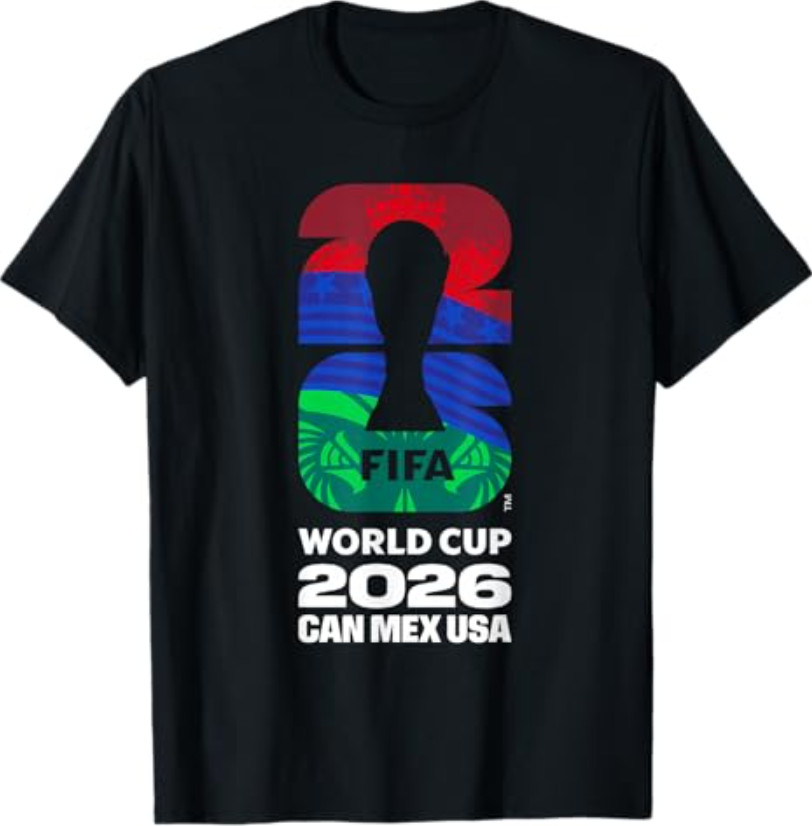 FIFA World CUP26 FIFA Host Country Logo Flags T-Shirt