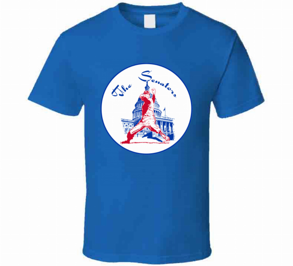 Washington Senators Retro Baseball Team Fan T Shirt