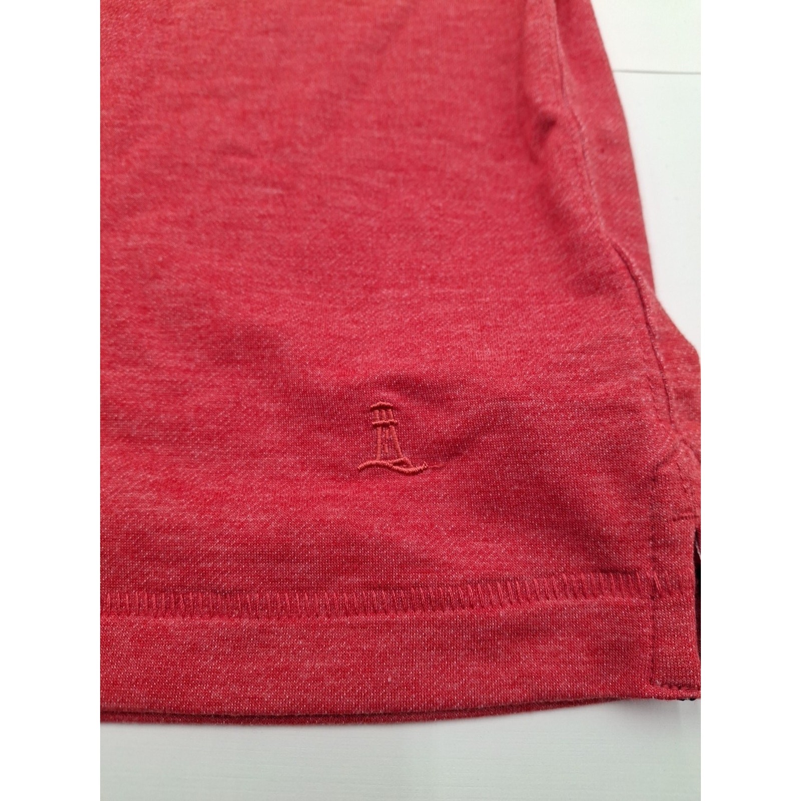 Lands’ End Men’s Classic Fit 4-Way Stretch Tee, Red, Size XL