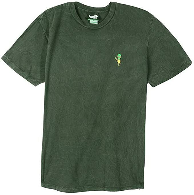 Hustle Trees LRG Mens A1 Butler Alien W/Blunt Marble Wash Green Shirt New S-2XL