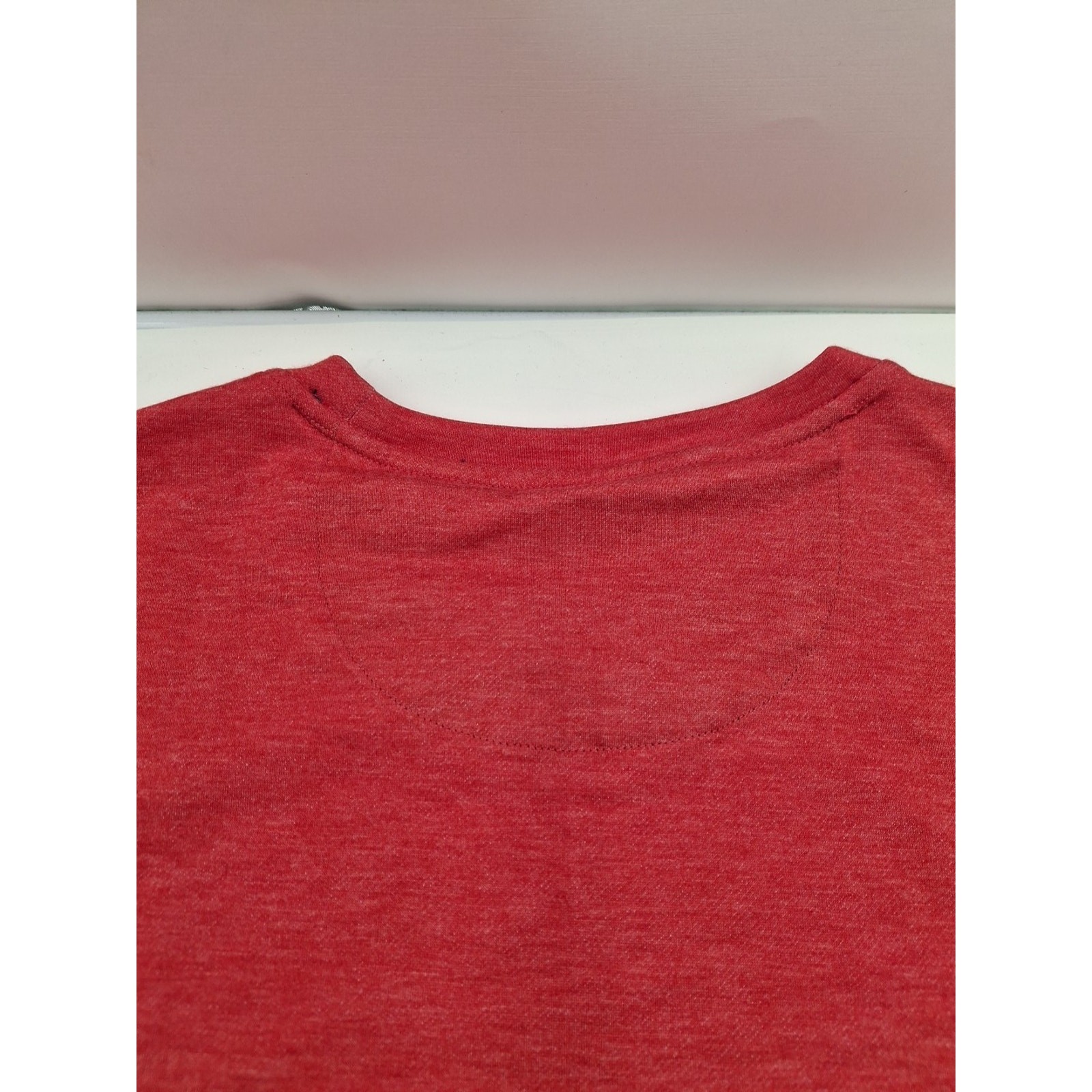 Lands’ End Men’s Classic Fit 4-Way Stretch Tee, Red, Size XL