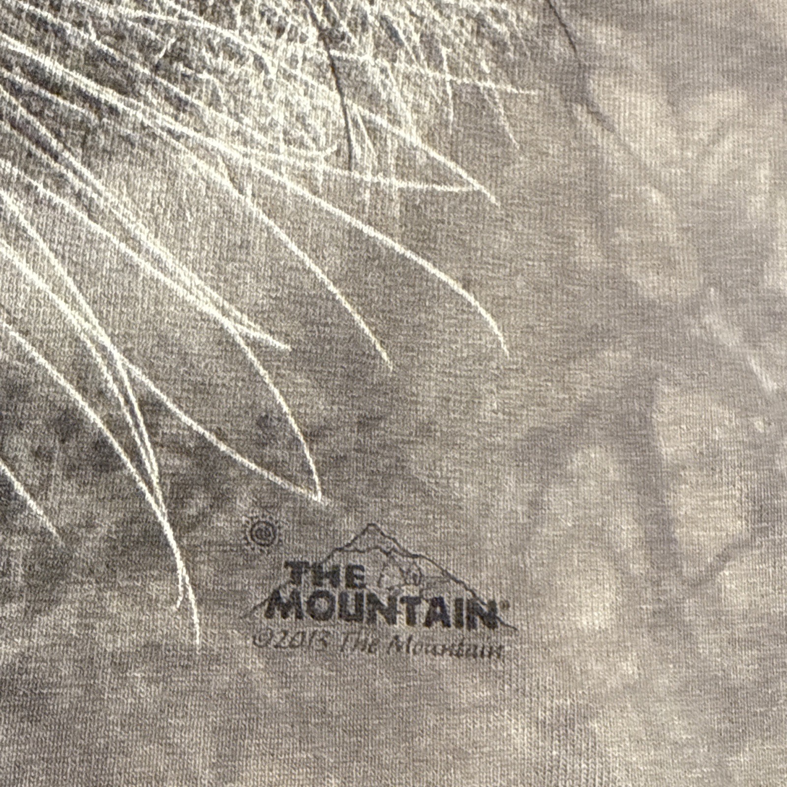 The Mountain T-Shirt Mens Smalll Grey Tie Dye Koala Animal Print Cotton Wildlife