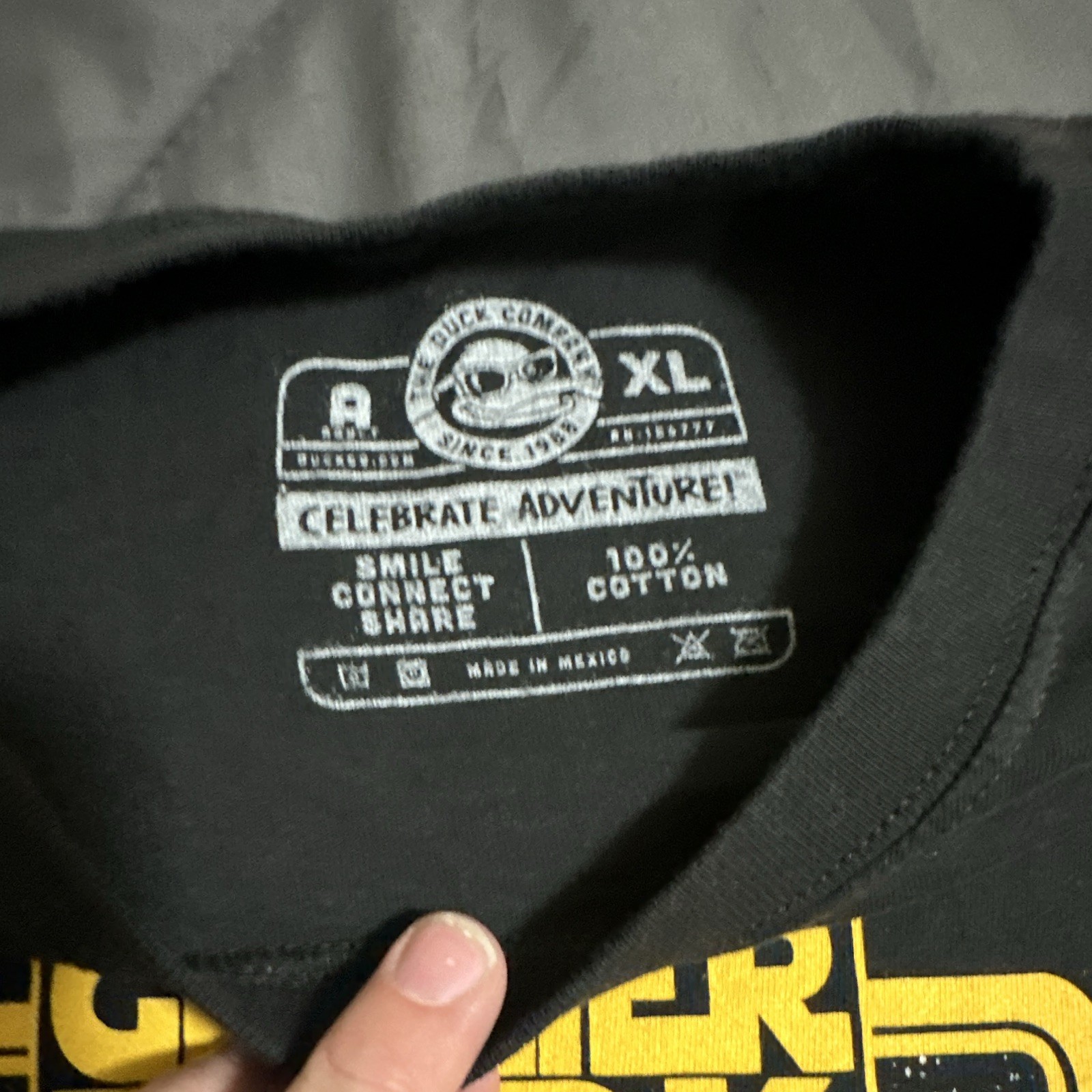 Buckle-Down Men’s Black Star Wars Graphic Logo T-Shirt Crew Neck Cotton XL