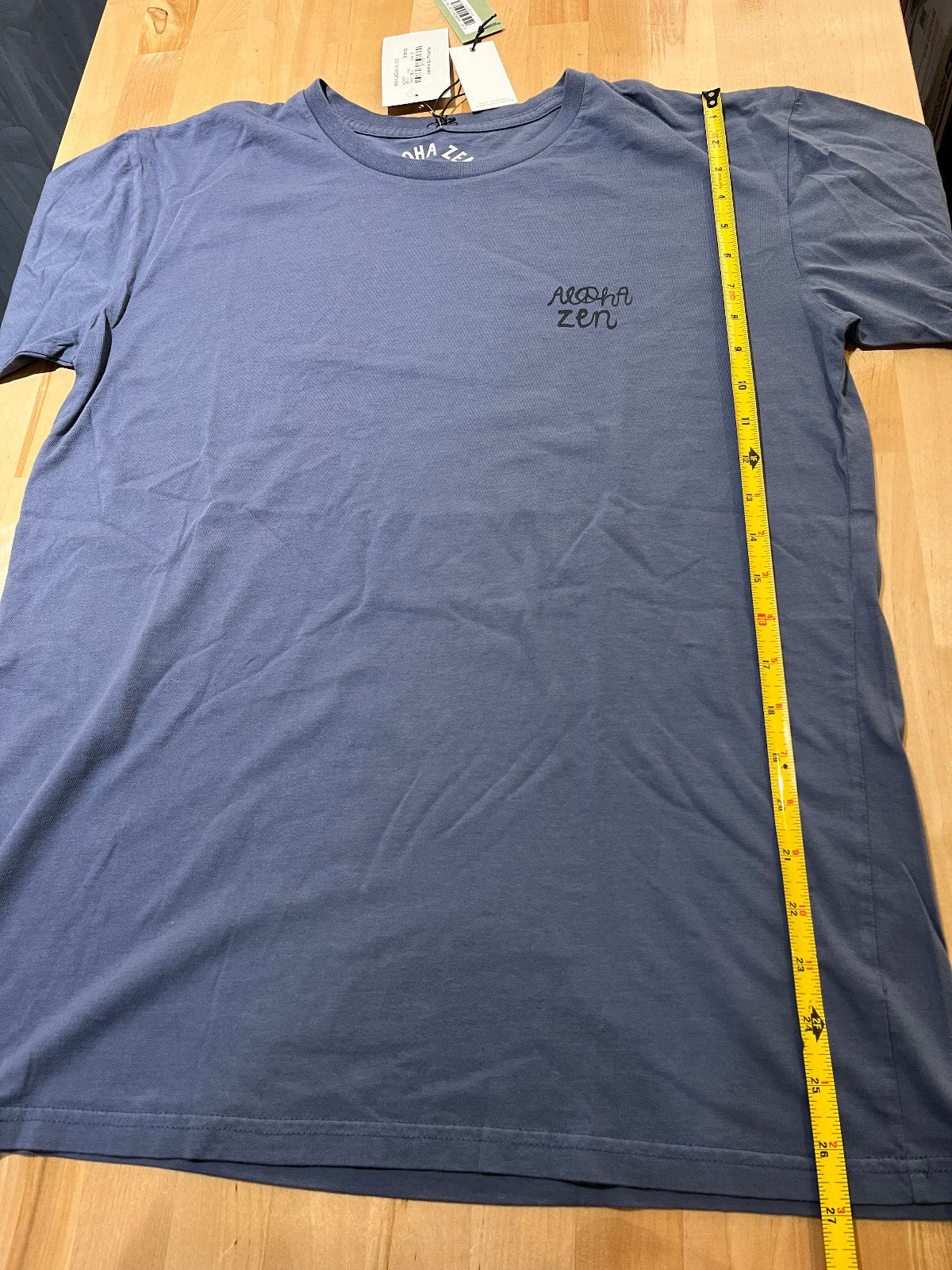 ALOHA ZEN Rainbow Slide Graphics BLUE Tshirt – Men’s Size M – NEW