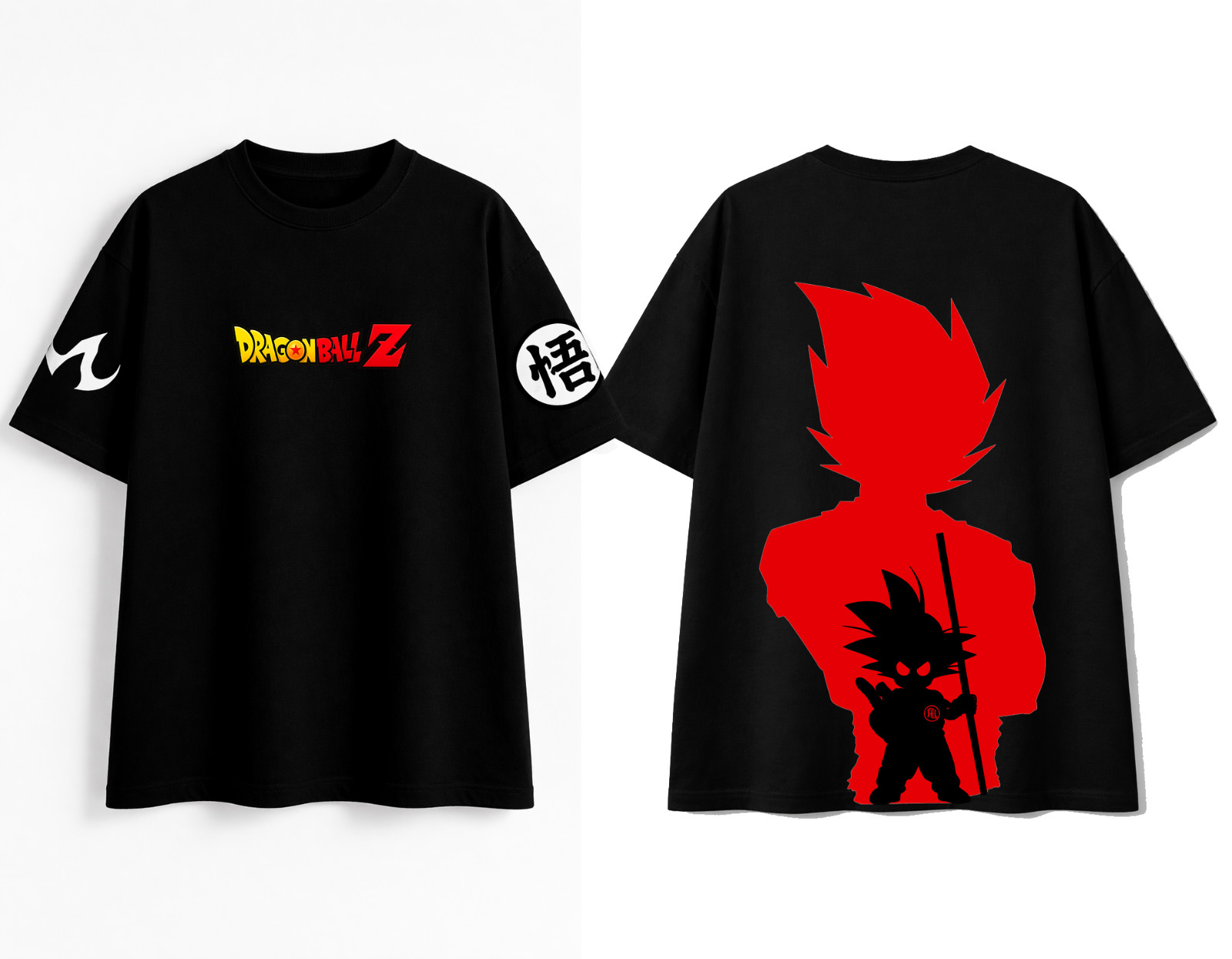 Unisex Anime Dragon Graphic Printed Oversized Cotton T-Shirt Summer Streetwear