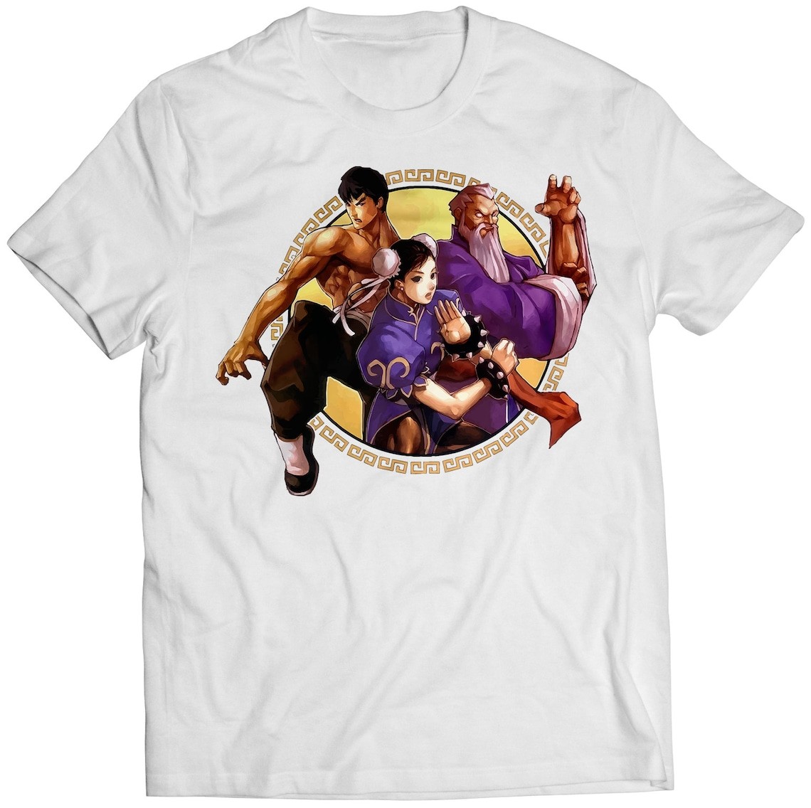 Fei Long, Chun Li, Gen, Team China Street Fighting Premium Unisex T-shirt