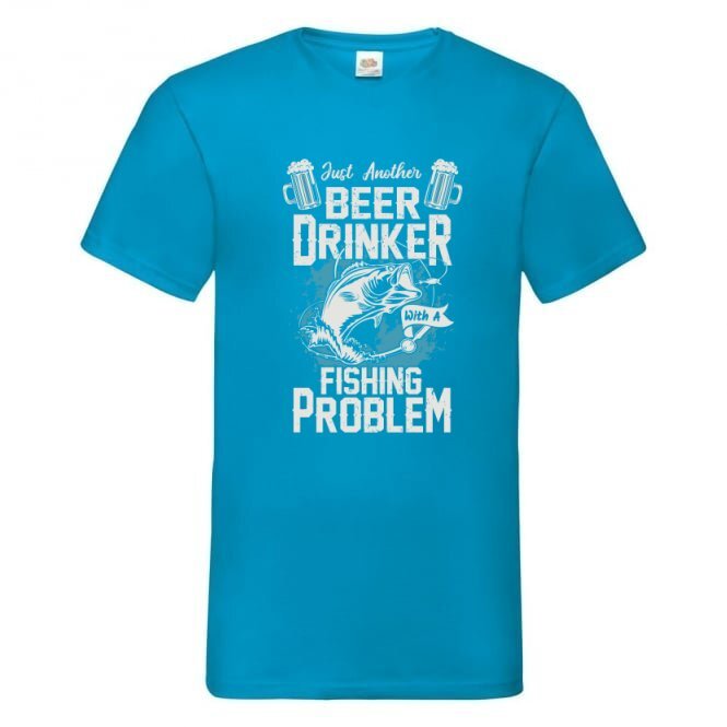 Fishing Beer Drinker Funny Humour Novelty T Shirt Various Colours And Sizes