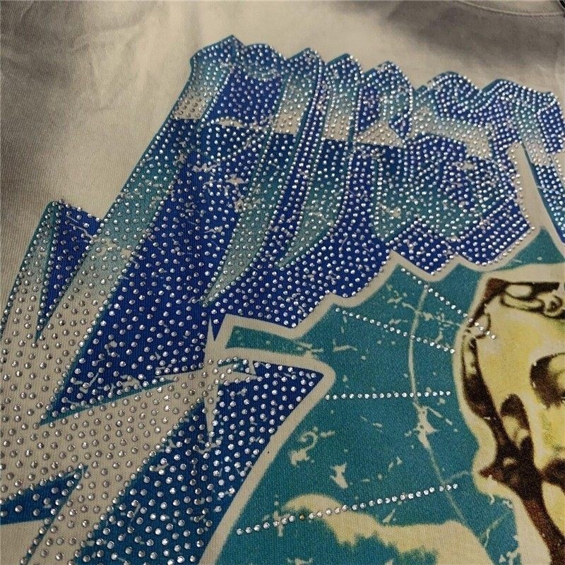 First Row offers vintage washed and beaded t-shirts in a relaxed and casual