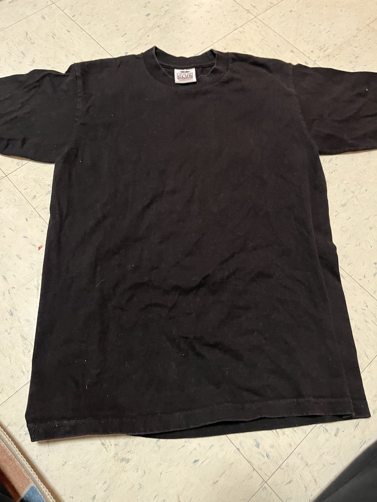 Pro Club Men’s Heavy Weight Short Sleeve T-Shirt Size Medium Black