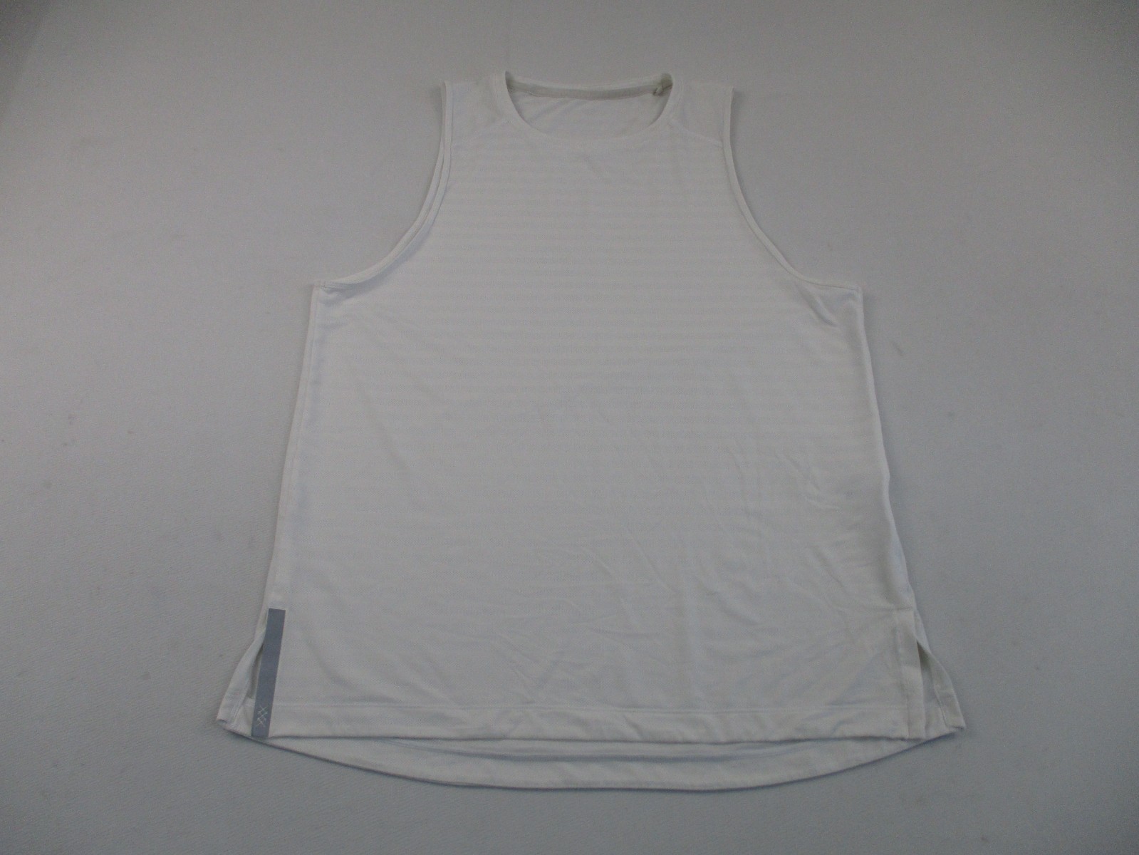 Rhone Shirt Mens Large White Muscle Tank Top Athletic Gym Sleeveless