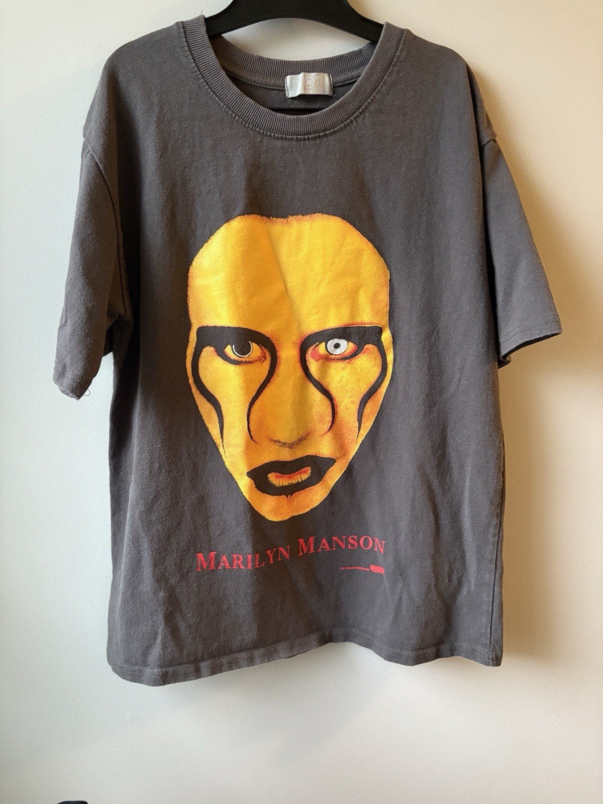 Y2K Marilyn Manson Sex Is Dead Bootleg T Shirt Men’s Medium Heavyweight Fade