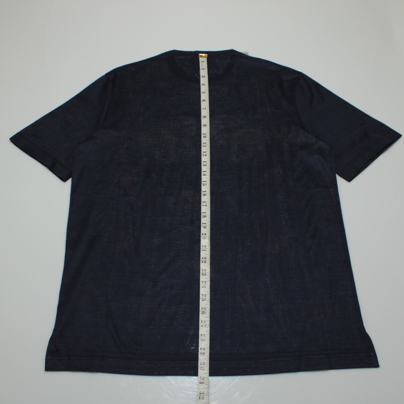 Italo Ferretti NWT Short Sleeve T-Shirt Size L in Blue/Yellow/Multi 100% Cotton