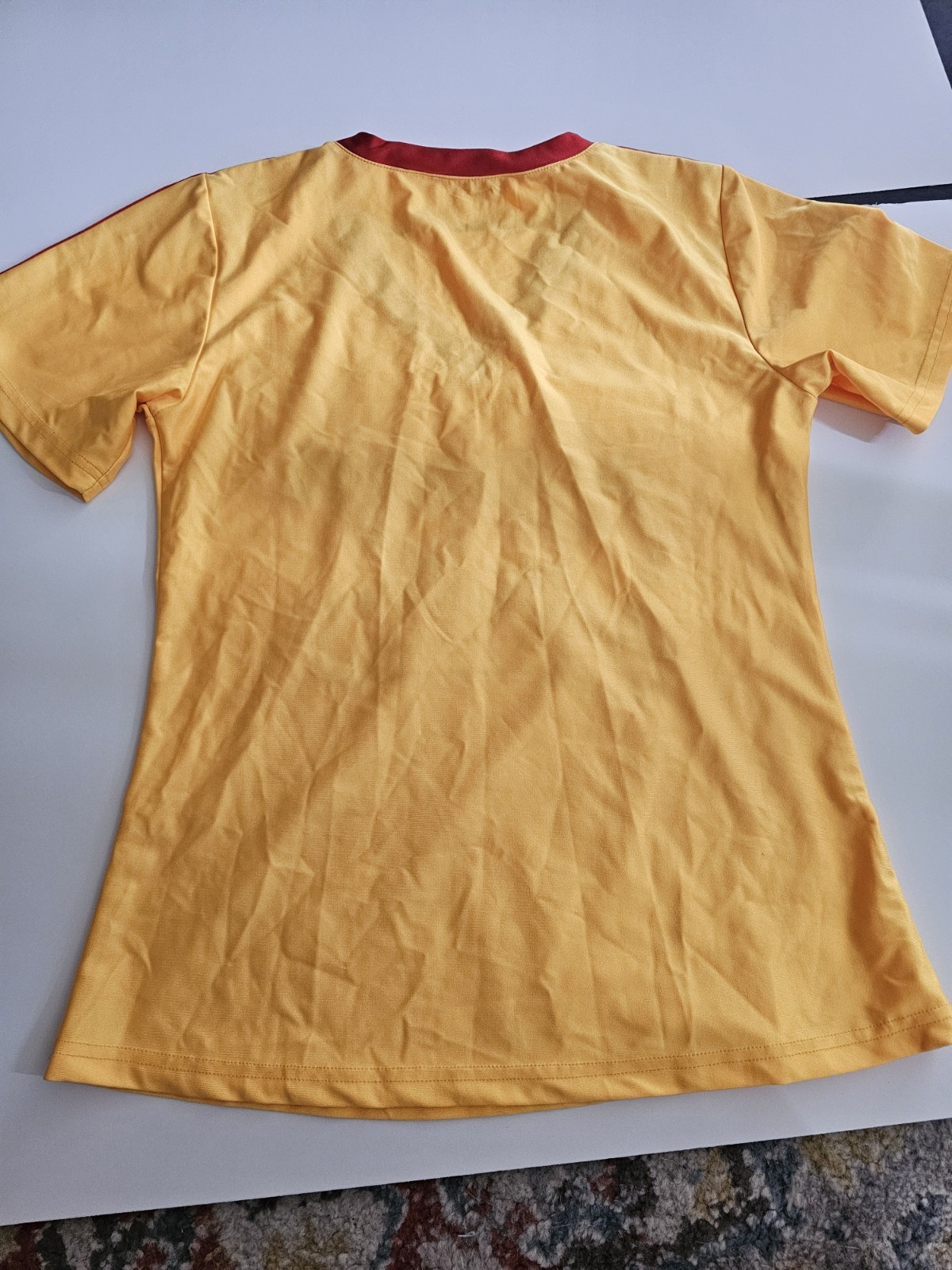 Average Joe’s Dodgeball Jersey Medium Yellow Red Costume Agent Movie Shirt M
