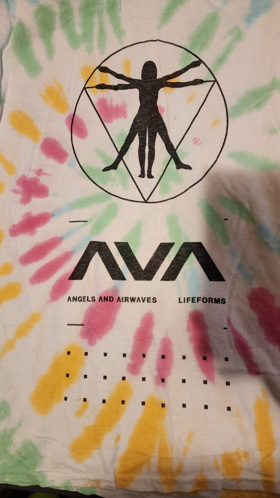 Angels And Airwaves Lifeforms Tour Shirt 2021 Tie Dye Tom Delonge Blink 182