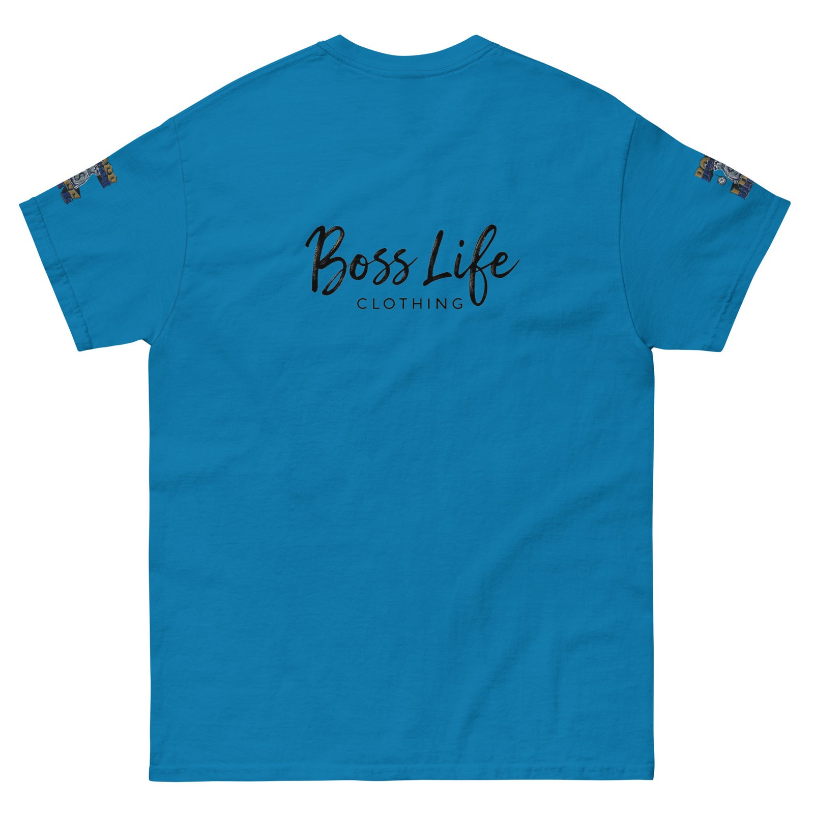 Boss Life african money back signature embroisery sleeve Unisex classic tee