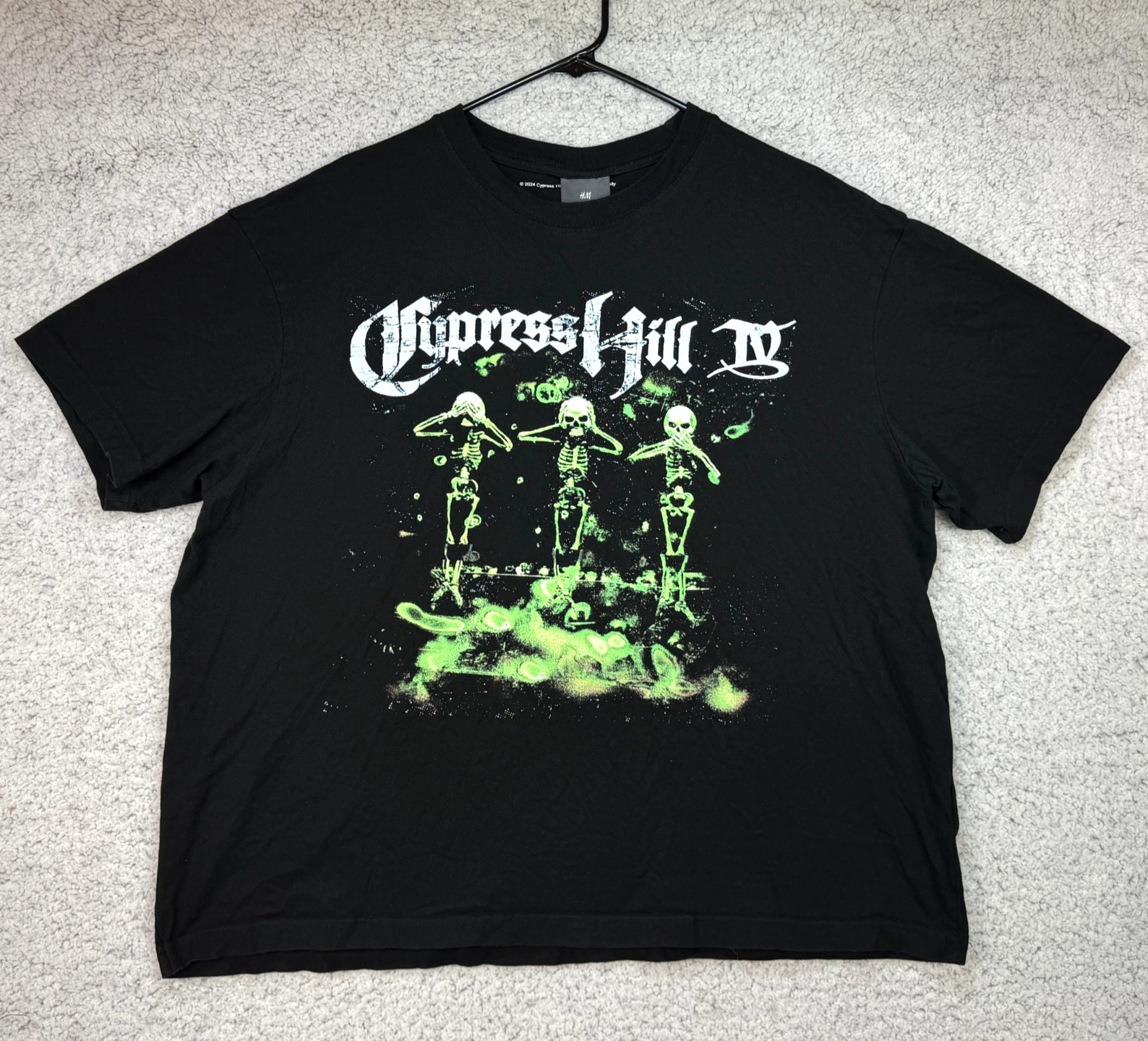 H&M Cypress Hill IV Album Loose Fit T-Shirt Men’s Size XL