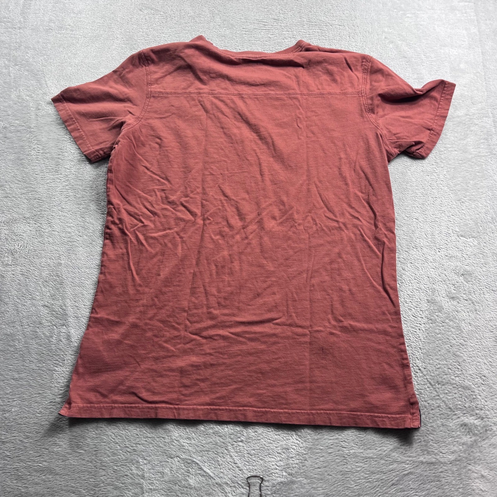 Kuhl Wildfibre Mens Small Organic Cotton Short Sleeve T-Shirt Red Clay