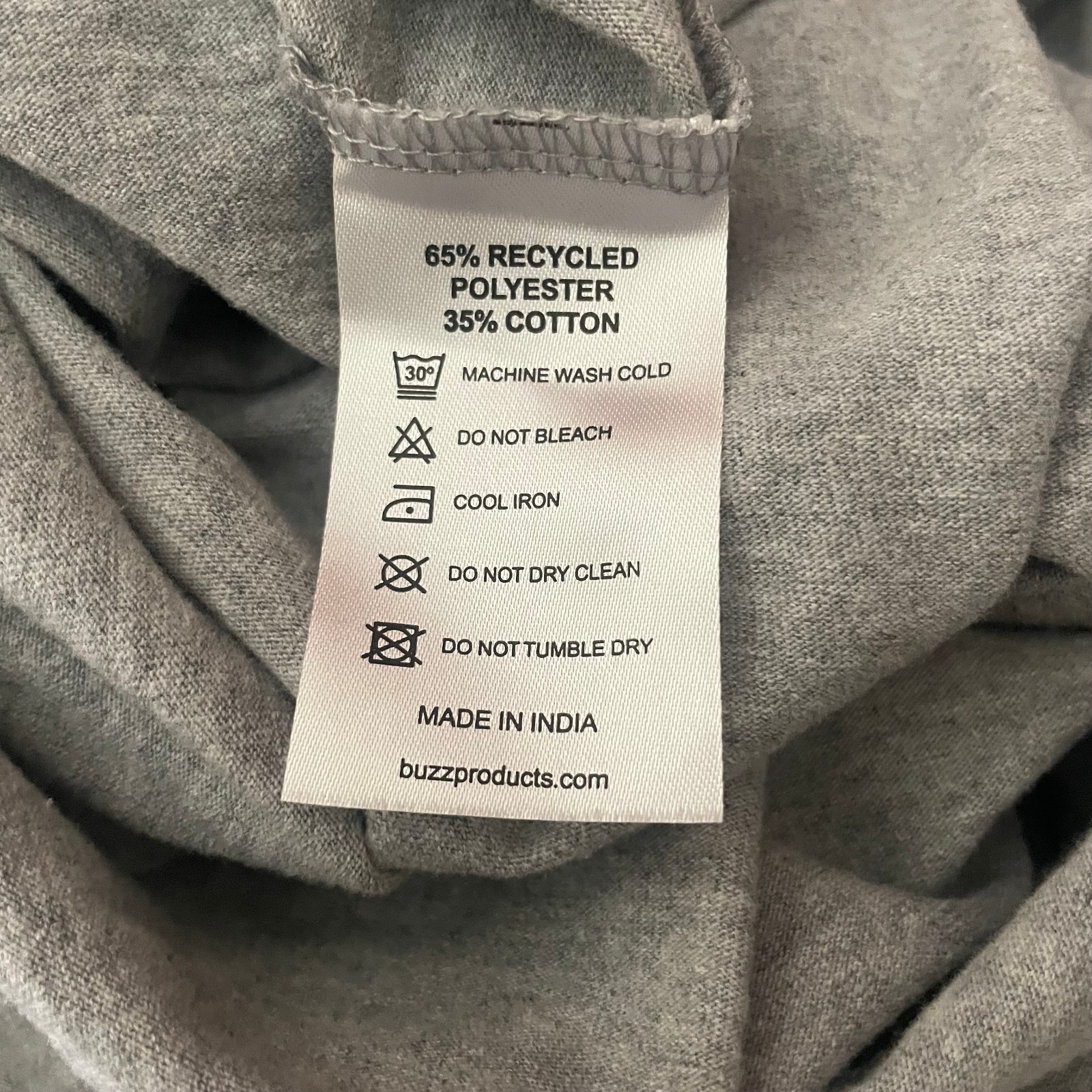 TUMI Long Sleeve T Shirt Mens Size XL Crewneck Air India Gray Travel