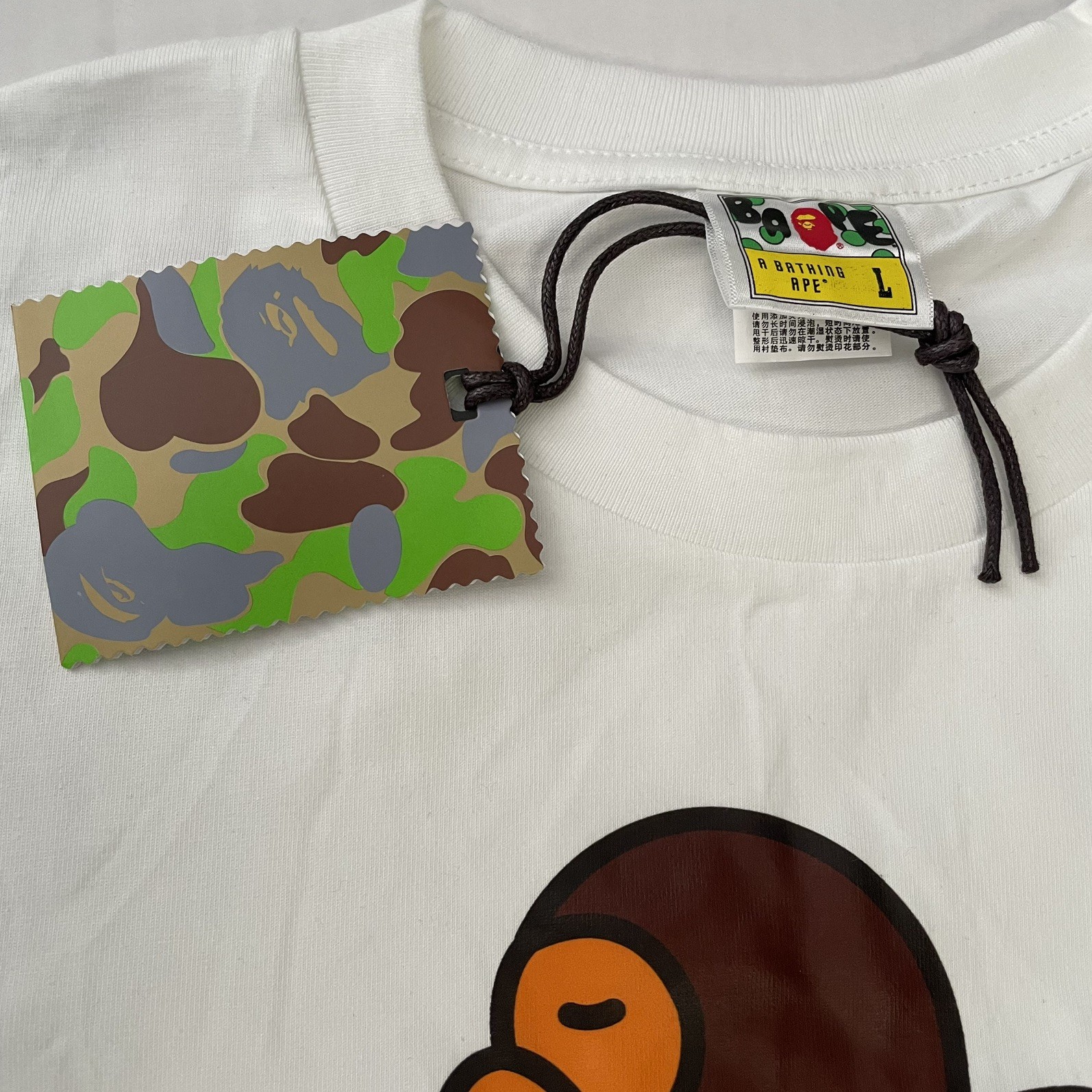 A Bathing Ape BAPE Blue Ape Tee Men’s Cotton